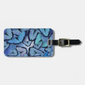 Morphoの青い蝶 ラゲッジタグ (正面横)