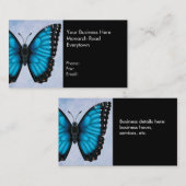 Morphoの青い蝶 名刺 (正面/裏面)