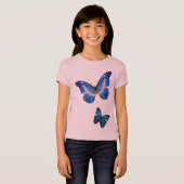 Morphoの青い蝶 Tシャツ (正面フル)