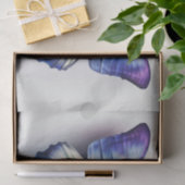 MORPHO美しい青い蝶のデコページ紙 薄葉紙 (ギフト)