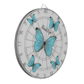 Morpho butterflies cartoon illustration  ダーツボード (正面左)