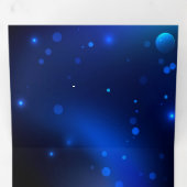 Morpho Butterfly in the Dark Background 三つ折り案内状 (内部最初)