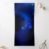 Morpho Butterfly in the Dark Background 三つ折り案内状 (内部)