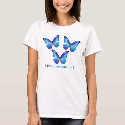 Morpho Butterfly Tシャツ (正面)