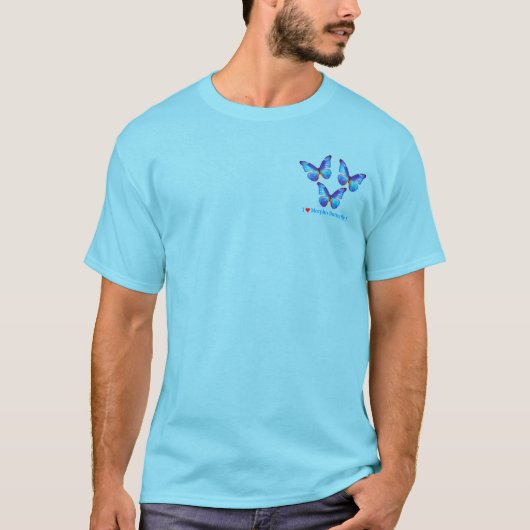 Morpho Butterfly Tシャツ (正面)