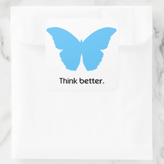 MorphOS考えの方が良い スクエアシール (バッグ)