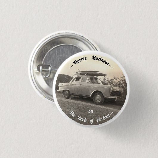 Morrieの狂気 缶バッジ (正面&裏面)