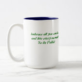 Morrigainは自由にしました ツートーンマグカップ (左)