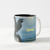 Morriganおよびワタリガラスのマグ ツートーンマグカップ (正面右)