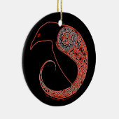 Morriganのワタリガラスのケルト族のオーナメント セラミックオーナメント (右)