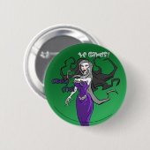 Morriganはボタンがかかるように命じます 缶バッジ (正面&裏面)