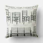 Morrisがなすサセックスによって突進着席させる椅子 クッション (裏面)