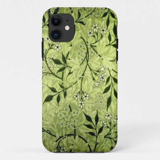 Morrisのジャスミンの壁紙 Case-Mate iPhoneケース (裏面)
