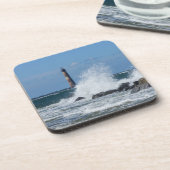 Morrisの島の灯台しぶき コースター (左側)