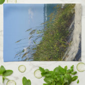 Morrisの島の灯台通路 キッチンタオル (折り畳み)