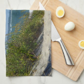 Morrisの島の灯台通路 キッチンタオル (四つ折り)