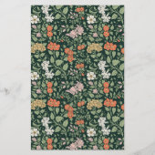 Morrisフローラ庭園の結婚式メニューカード (裏面)