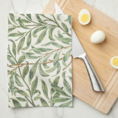 Morris -アンティーク離れ柳と枝パターン キッチンタオル (四つ折り)