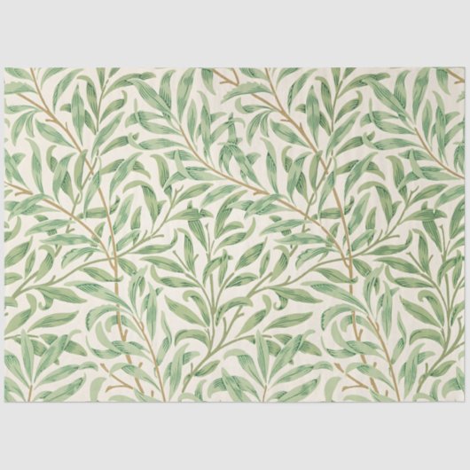 Morris -アンティーク離れ柳と枝パターン 薄葉紙 (正面)