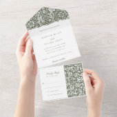 Morris All-in-One Tear-遠くに RSVP オールインワン招待状 (貼ってはがせる)