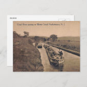 Morris Canal, Hackettstown, New Jerseyヴィンテージ ポストカード (正面/裏面)
