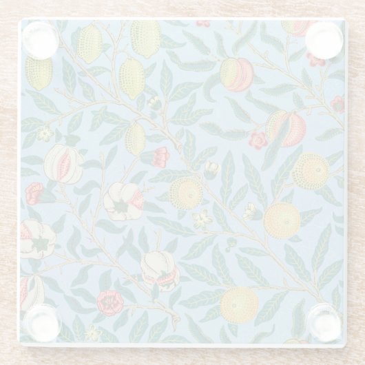 Morris - Four Fruits ガラスコースター (裏面)