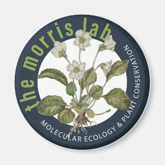 Morris Labロゴ付きラウンドマグネットx 2 1/4 マグネット