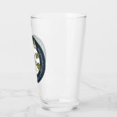 Morris Labロゴ付き16 oz pintガラス タンブラーグラス (左)