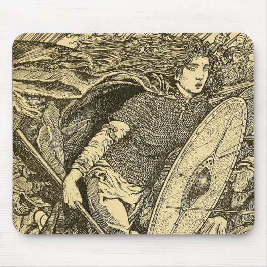 Morris Meredithウィリアムス著"Lathgertha" マウスパッド (正面)