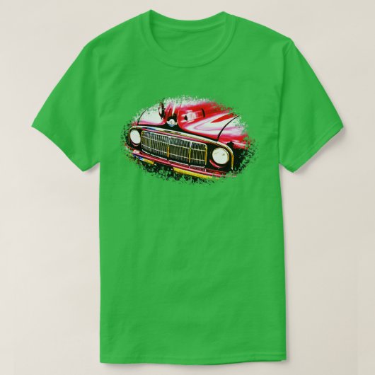 Morris Minor MM 1950s英国のクラシック要素 Tシャツ (デザイン正面)