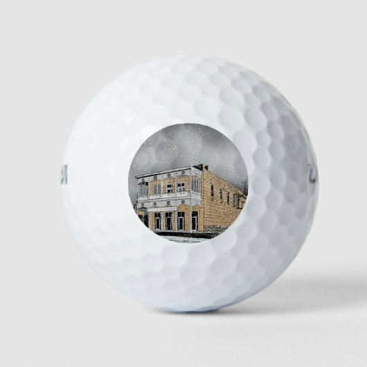 Morris Ranch Christmas Golf Ball Fredericksburg ゴルフボール (正面)