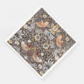 Morris Strawberry Thief Floral Pattern Earth Tones (コーナー)