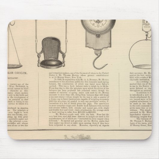 Morris、Thomas S Morton氏 マウスパッド (正面)