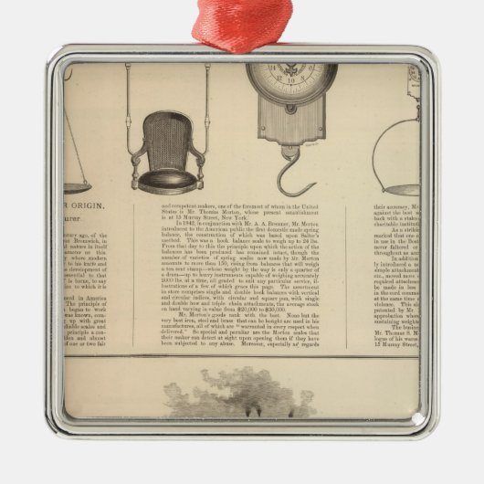 Morris、Thomas S Morton氏 メタルオーナメント (正面)