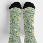 Morris Vine & Jasmine Garden Flower Classic ソックス (上部)