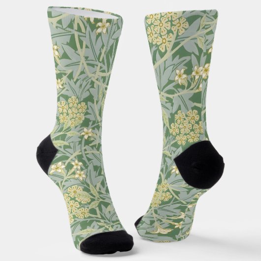 Morris Vine & Jasmine Garden Flower Classic ソックス (傾斜あり)