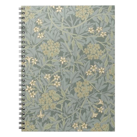 Morris Vine & Jasmine Garden Flower Classic ノートブック (正面)