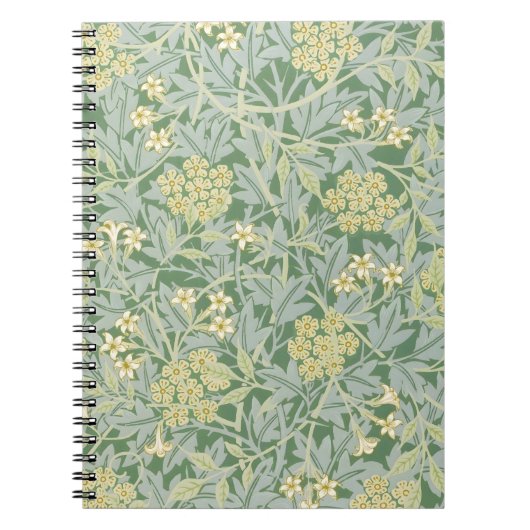 Morris Vine & Jasmine Garden Flower Classic ノートブック (正面)