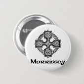 Morrisseyのケルト十字 缶バッジ (正面&裏面)