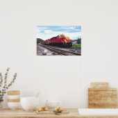MorristownとErieの鉄道エンジン# 22ポスター ポスター (キッチン)