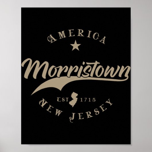 Morristown New Jersey  ポスター (正面)