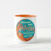 Morro湾の河口のタコのマグ マグカップ (中央)