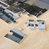 Morro湾の漁船および煙突 ジグソーパズル (側面)