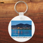 Morro Bay After Dark California製品 キーホルダー (正面)