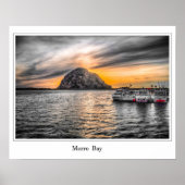 Morro Bay At Dusk Poster ポスター (正面)