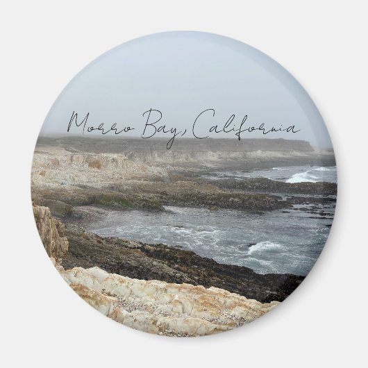 Morro Bay California Coastal Photography マグネット (正面)