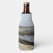 Morro Bay California Ocean Cliffs Photography ボトルクーラー (ボトル正面)