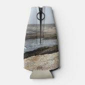 Morro Bay California Ocean Cliffs Photography ボトルクーラー (裏面)