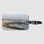 Morro Bay California Ocean Cliffs Photography ラゲッジタグ (正面横)