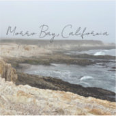 Morro Bay California Ocean Photography Laptop シール (正面)